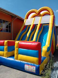 GONFIABILE SCIVOLO DOPPIO colorato