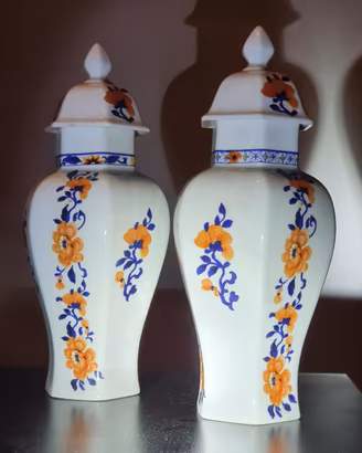  coppia di vasi decorativi 