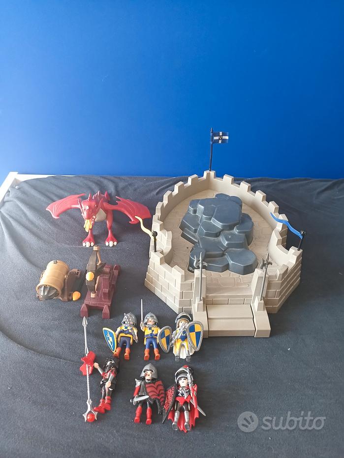 Playmobil Cavalieri Playmobil 4441 Torre De Asedio De Los Dragones