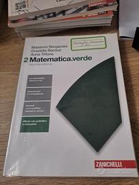 libro  2 matematica.verde ,seconda edizione 