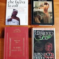 LIBRI DI UMBERTO ECO-VILLEFRANCHE-GIACOBINI