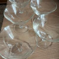 Coppe in Vetro con disegno per Apertivo e altro