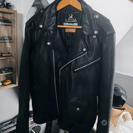 CHIODO PELLE GIUBBOTTO MOTO ROCK 