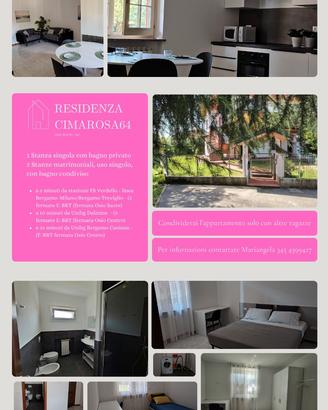 Camera Singola - bagno privato SOLO DONNE