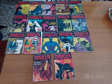 DIABOLIK ORIGINALE 17 Volumi Misti