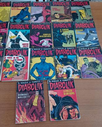DIABOLIK ORIGINALE 17 Volumi Misti