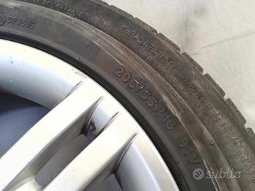 Treno cerchi in lega gommati Fiat  205/55 r16