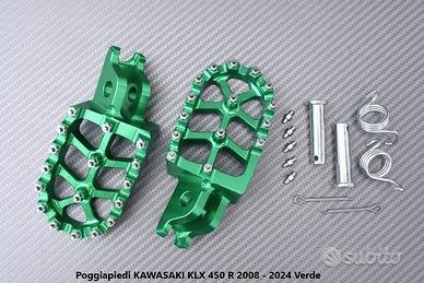 Poggiapiedi KAWASAKI KLX 450 R 2008 - 2024 Verde