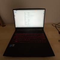 MSI katana gaming laptop