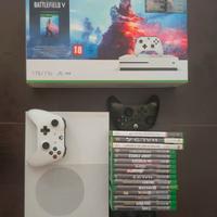 Xbox One S 1 tb + 3 controller + 15 giochi