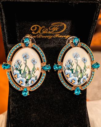 Orecchini vintage stile  art noveau per donna