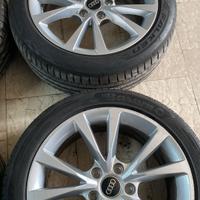 4 Pneumatici Gomme Cerchi Ruote Complete Audi A3 2