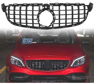 GRIGLIA MERCEDES W205 15-17 AMG GT NERO LUCIDO CON