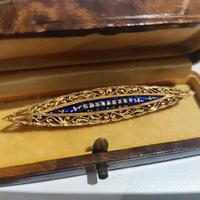 Spilla antica in oro giallo 750