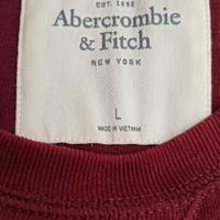 felpa bordeaux Abercrombie &Fitch 