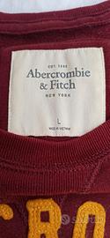 felpa bordeaux Abercrombie &Fitch 