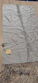 Foulard di seta grigio perla
