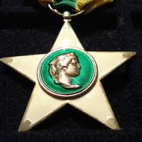 Stella al Merito Lavoro 1924 ITALIA Argento Smalti