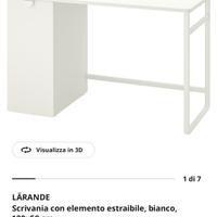 Scrivania camera ragazzi Ikea Larande