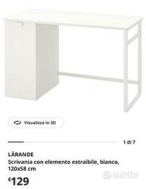 Scrivania camera ragazzi Ikea Larande