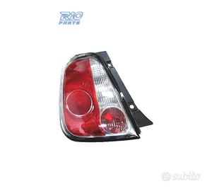FANALE SINISTRO PER FIAT 500 07-14 CERCHIO NERO
