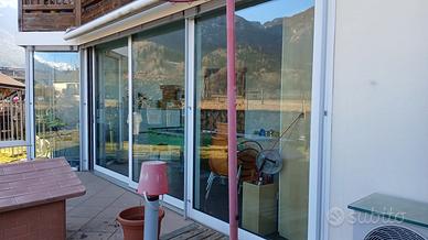  veranda mobile come nuova PVC termopan