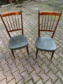 Coppia sedie stile Chiavarine