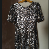 Vestito corto Zara argento 10 anni / 140 cm
