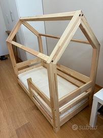 Letto Montessori bambini a casetta