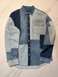 Dsquared2 Camicia Patchwork Denim Multicolor Jeans