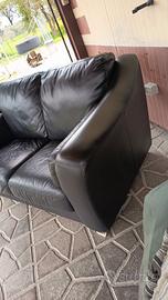 divano 2 posti Vera pelle