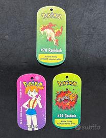 Numero 3 tag Pokémon vintage