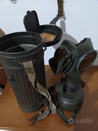 tubo e maschera antigas tedesco ww2