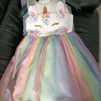 Vestito unicorno bambina