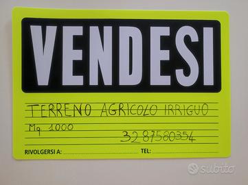 Terreno Agricolo Irriguo