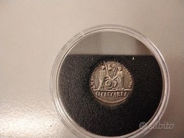 moneta denario di Ottaviano Augusto 