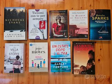Libri vari, genere romantico tra i 6 e 9 euro cad.