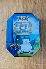 🔥 Tin Pokémon GO Snorlax 🇮🇹 | NUOVA 🔒 SEALED |