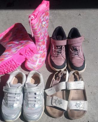 Lotto scarpe bimba e bimbo Geox e altre marche
