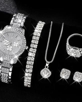6 Pezzi/set Orologio Da Donna Elegante Orologio 