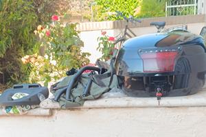 bauletto + piastra + staffe per piaggio x8