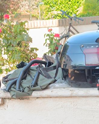 bauletto + piastra + staffe per piaggio x8