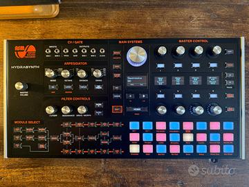 ASM Hydrasynth Desktop + Analog Cases + Decksaver