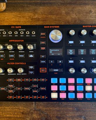 ASM Hydrasynth Desktop + Analog Cases + Decksaver