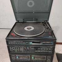 stereo con giradischi 