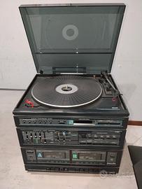 stereo con giradischi 