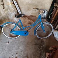 Bicicletta donna blu