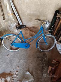 Bicicletta donna blu