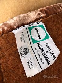 Coperta pura lana vergine Somma matrimoniale