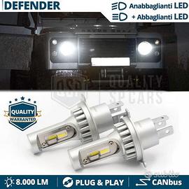 LAMPADINE LED H4 Per LAND ROVER DEFENDER 6500K